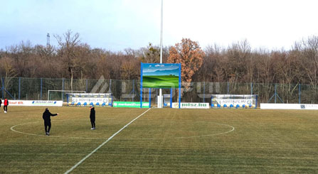 LEDFUL FA10 Футбольный стадион Наружный светодиодный рекламный щит в Венгрии
