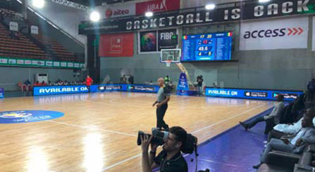 Национальный стадион НИГЕРИЯ ЛАГОС Баскетбол Светодиодный дисплей по периметру