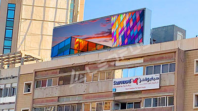 Установленная крыша Кувейта напольная рекламируя дисплей СИД