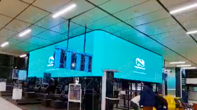 Крытый светодиодный дисплей для аэропорта в Южной Африке
