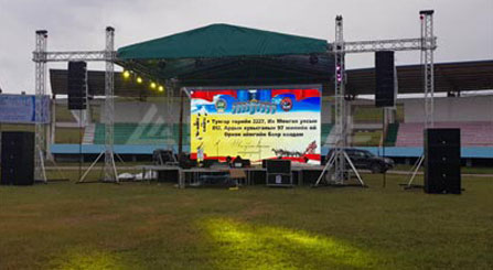видеоэкран проката LED на открытом воздухе соревнований по борьбе в Монголии
