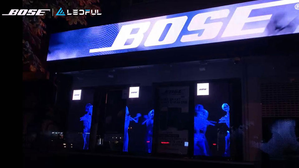 2020 BOSE& LEDFUL Win-Win Cooperation with Outdoor LED display for Advertising