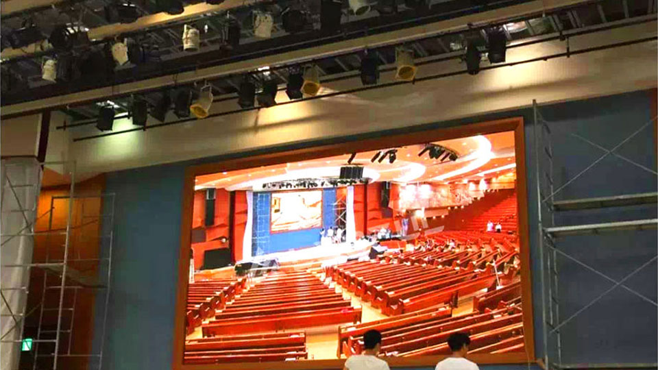 Indoor Fine Pitch LED Display installed in Korea Church