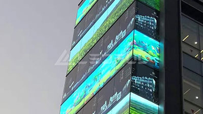 LEDFUL делает большие оконные экраны во Франции